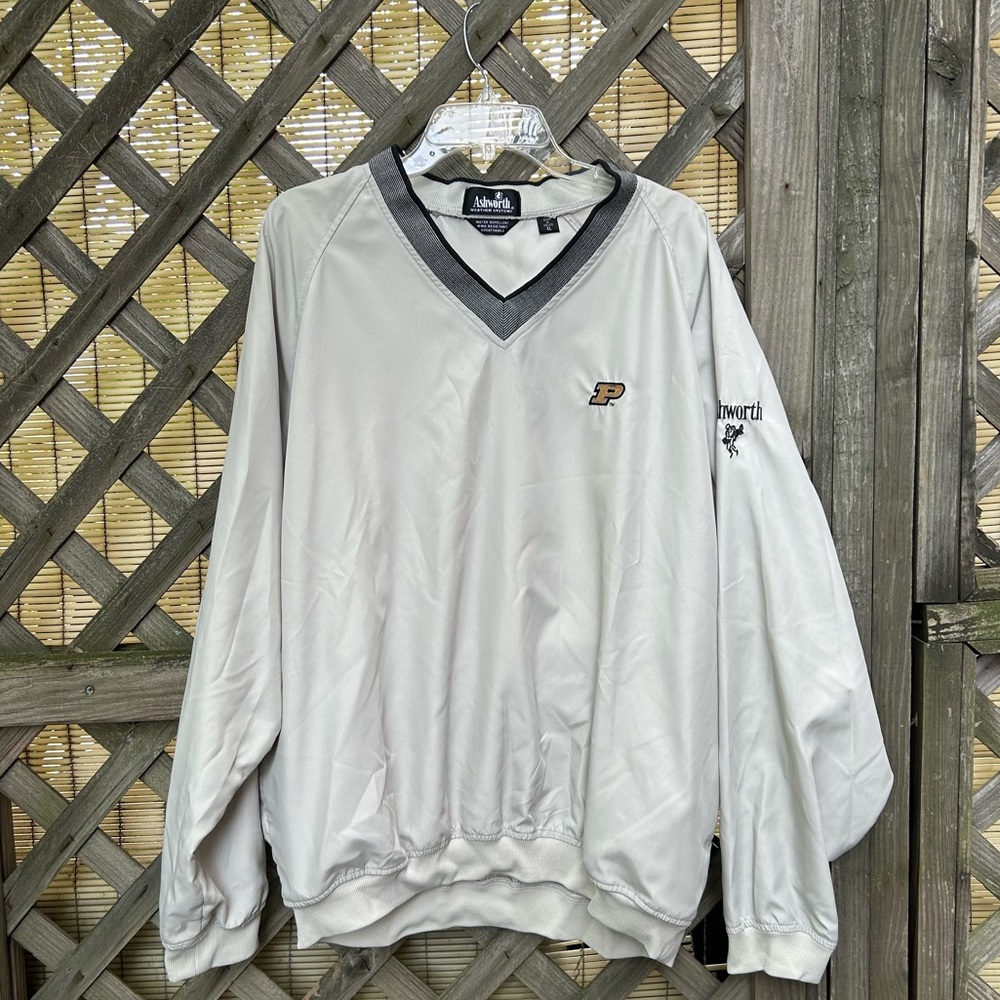 Vintage Purdue University Ashworth Windbreaker Jacket  size XL